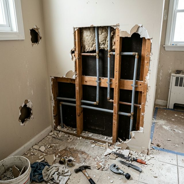 Before drywall repair